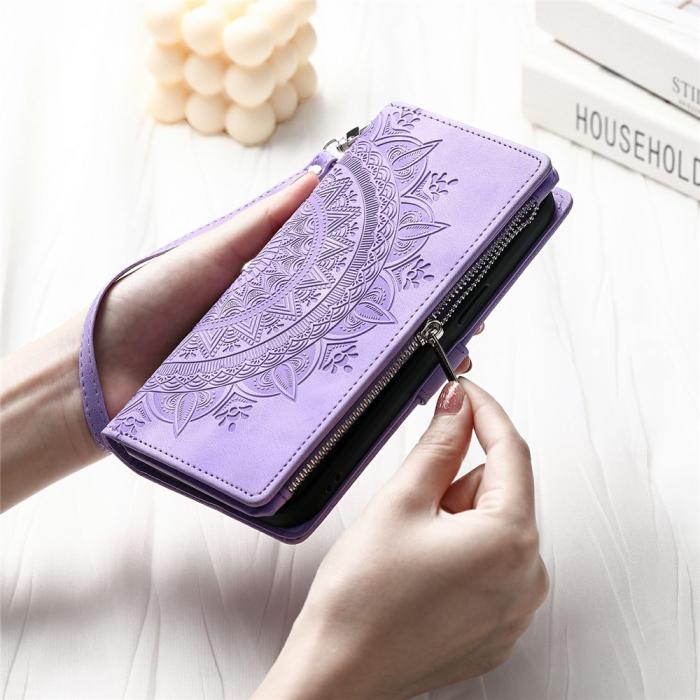 Bild 6,  Xiaomi Redmi 15 Fodral Mandala Läder Lila - Teknikhallen.se