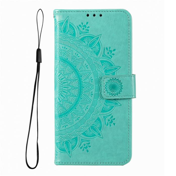 Bild 4,  Xiaomi Redmi 15 Fodral Mandala Läder Grön - Teknikhallen.se