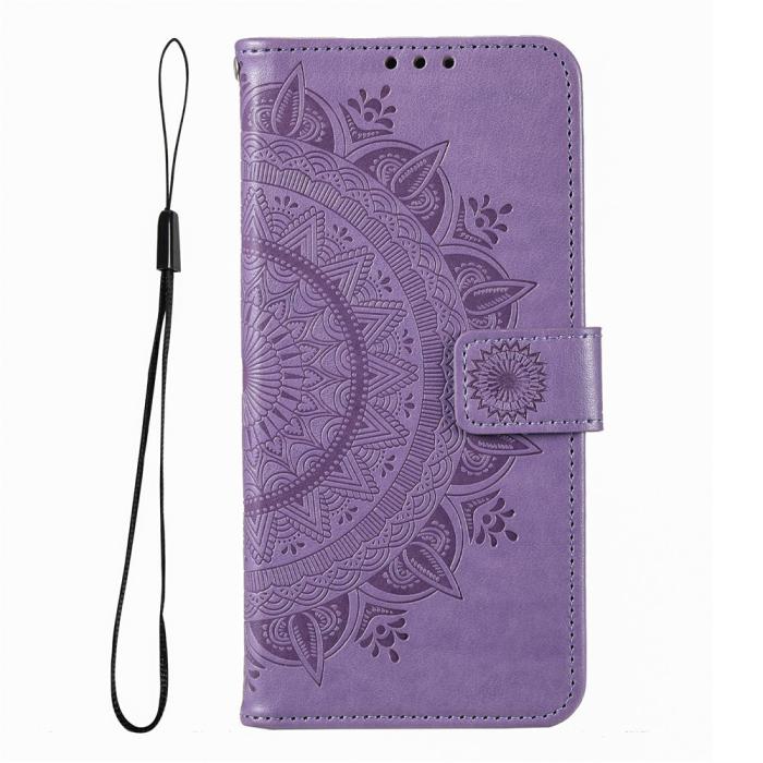 Bild 4,  Xiaomi Redmi 15 Fodral Mandala Läder Lila - Teknikhallen.se