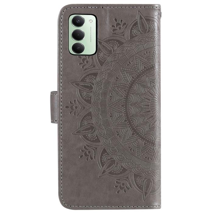 Bild 5,  Xiaomi Redmi 15 Fodral Mandala Läder Grå - Teknikhallen.se