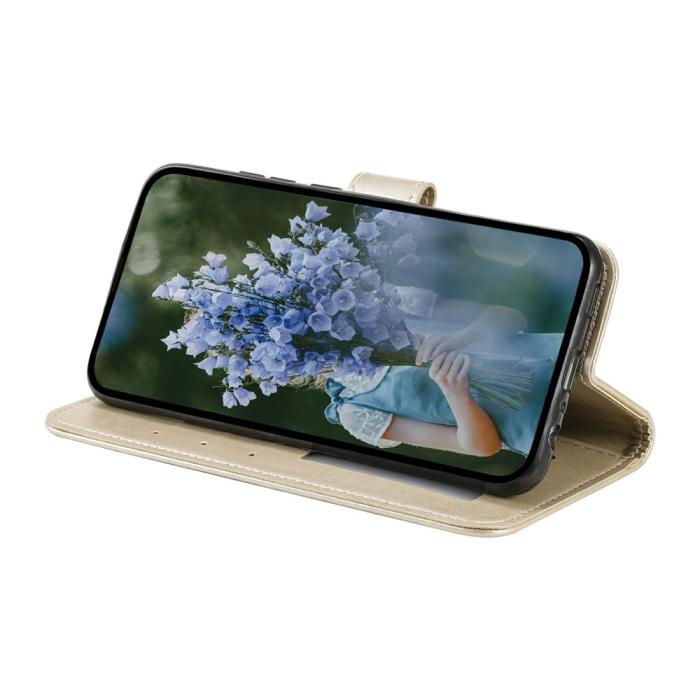 Bild 3,  Xiaomi Redmi 15 Fodral Mandala Läder Guld - Teknikhallen.se