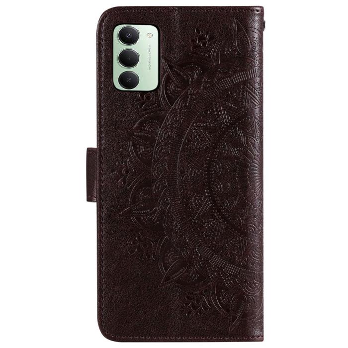 Bild 5,  Xiaomi Redmi 15 Fodral Mandala Läder Brun - Teknikhallen.se