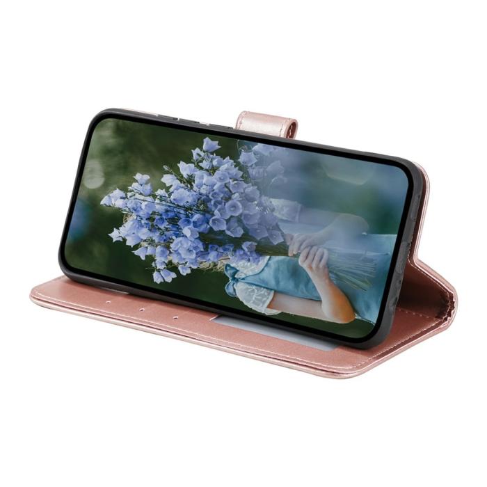 Bild 3,  Xiaomi Redmi 15 Fodral Mandala Läder Roséguld - Teknikhallen.se