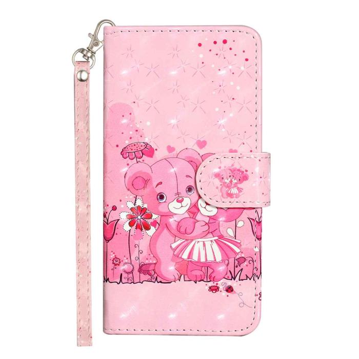 Bild 3,  Xiaomi Redmi 15C Fodral Med Tryck Rosa Björnar - Teknikhallen.se