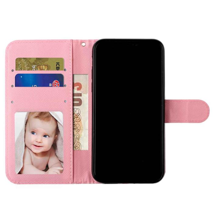 Bild 5,  Xiaomi Redmi 15C Fodral Med Tryck Rosa Björnar - Teknikhallen.se