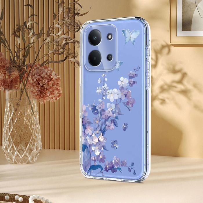 Bild 5,  Xiaomi Redmi 15C Skal Med Tryck Blommor - Teknikhallen.se