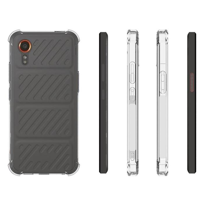 Bild 5,  Samsung Galaxy Xcover 7 Skal TPU Shockproof Transparent - Teknikhallen.se
