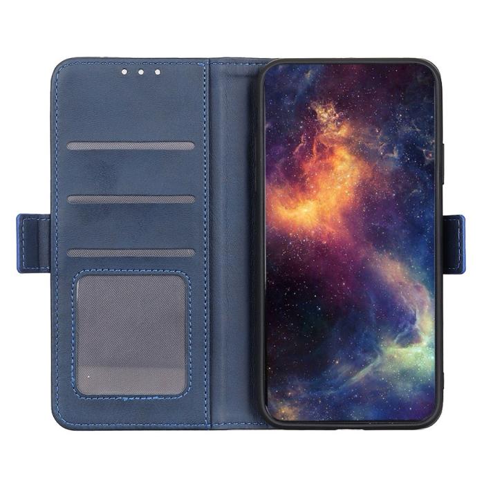 Bild 3,  Samsung Galaxy Xcover 7 Fodral Läder Blå - Teknikhallen.se