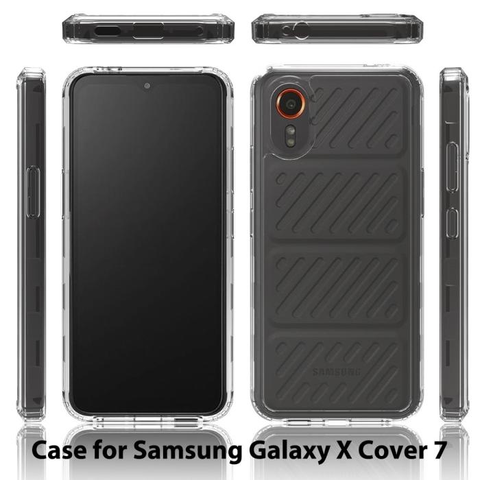 Bild 6,  Samsung Galaxy Xcover 7 Skal TPU / Akryl Transparent - Teknikhallen.se