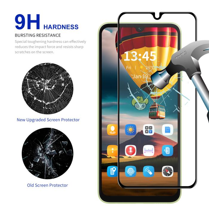 Bild 3, ENKAY ENKAY Xiaomi Redmi 15C 2-PACK Skärmskydd Härdat Glas - Teknikhallen.se