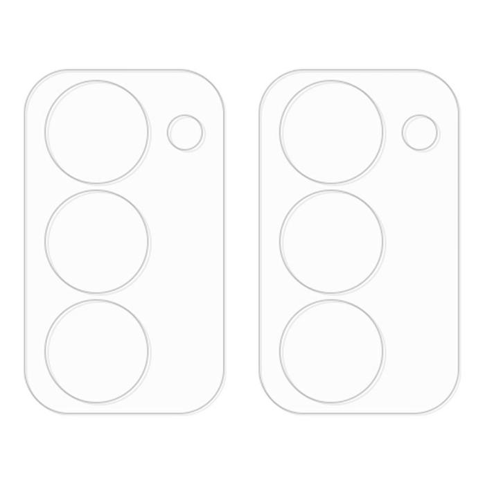 Bild 2,  Xiaomi Redmi 15 2-PACK Linsskydd Härdat Glas Transparent - Teknikhallen.se