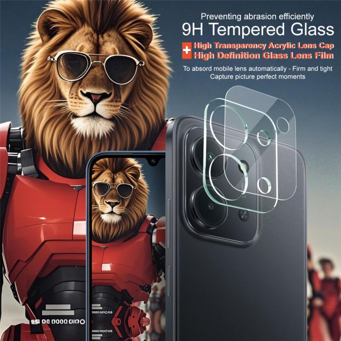 Bild 4, IMAK IMAK Xiaomi Redmi 15C Linsskydd Härdat Glas Transparent - Teknikhallen.se