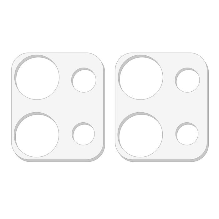 Bild 2,  Xiaomi Redmi 15C 2-PACK Linsskydd Härdat Glas Transparent - Teknikhallen.se