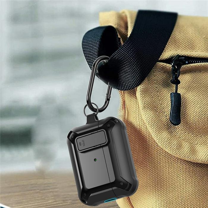 Bild 5,  AirPods Pro 3 Skal Shockproof Hybrid Armor Vit - Teknikhallen.se