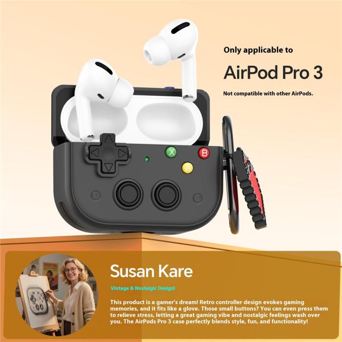 Bild 2,  AirPods Pro 3 Skal Game Console Vit - Teknikhallen.se