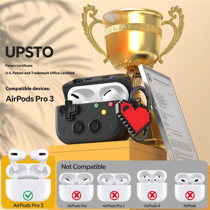 Bild 4,  AirPods Pro 3 Skal Game Console Vit - Teknikhallen.se