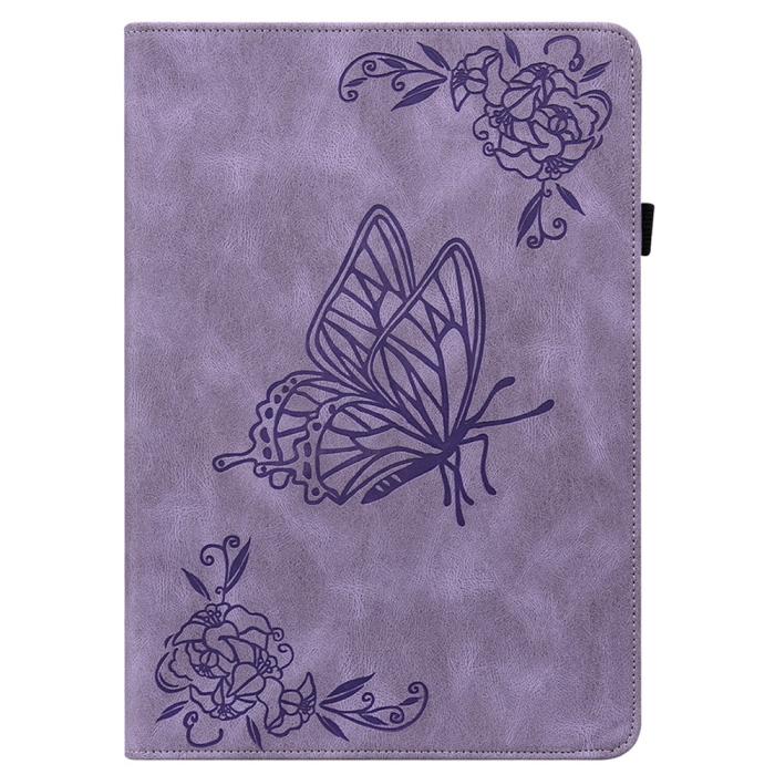 Bild 6,  Samsung Galaxy Tab A11 Plus Fodral Butterfly Flower Lila - Teknikhallen.se