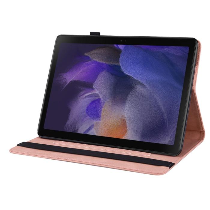Bild 3,  Samsung Galaxy Tab A11 Plus Fodral Butterfly Flower Rosa - Teknikhallen.se