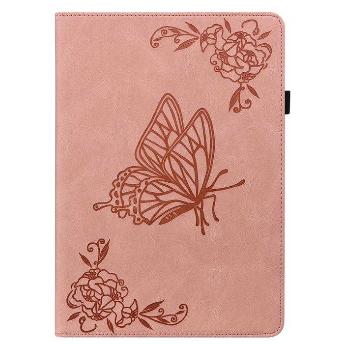 Bild 6,  Samsung Galaxy Tab A11 Plus Fodral Butterfly Flower Rosa - Teknikhallen.se