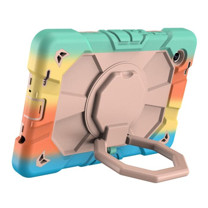 Bild 2,  Galaxy Tab A11 Skal Kickstand Shockproof Rainbow - Teknikhallen.se