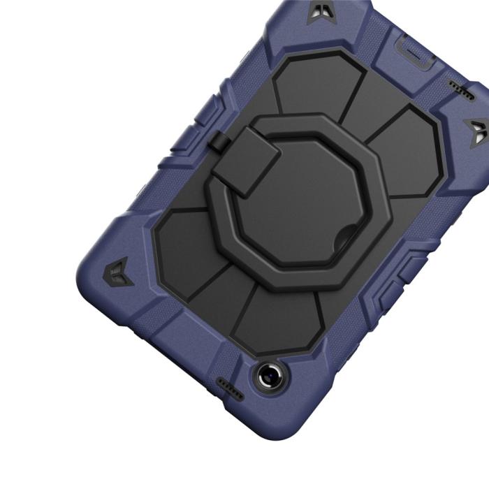 Bild 6,  Galaxy Tab A11 Skal Kickstand Shockproof Mörk Blå / Svart - Teknikhallen.se