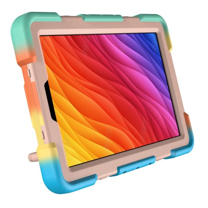 Bild 2,  Galaxy Tab A11 Plus Skal Kickstand Shockproof Rainbow - Teknikhallen.se