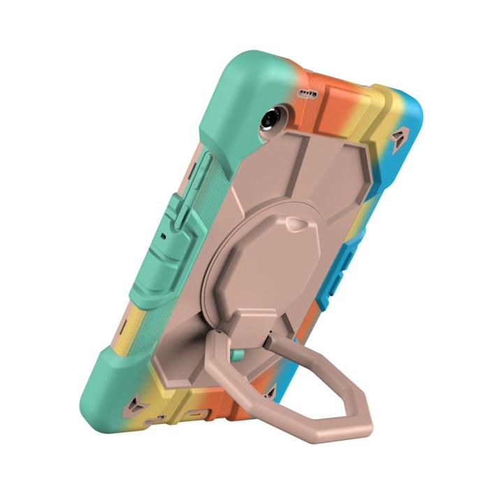 Bild 4,  Galaxy Tab A11 Plus Skal Kickstand Shockproof Rainbow - Teknikhallen.se