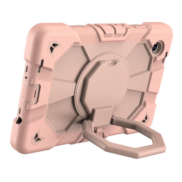 Bild 3,  Galaxy Tab A11 Plus Skal Kickstand Shockproof Rosa - Teknikhallen.se