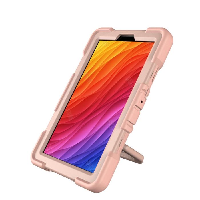 Bild 5,  Galaxy Tab A11 Plus Skal Kickstand Shockproof Rosa - Teknikhallen.se