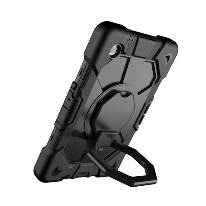 Bild 4,  Galaxy Tab A11 Plus Skal Kickstand Shockproof Svart - Teknikhallen.se
