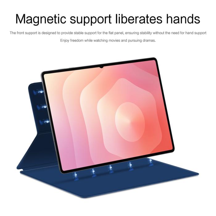 Bild 3,  Samsung Galaxy Tab S11 Ultra Fodral Magnetiskt Blå - Teknikhallen.se