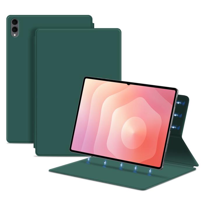 Bild 2,  Samsung Galaxy Tab S11 Ultra Fodral Magnetiskt Grön - Teknikhallen.se