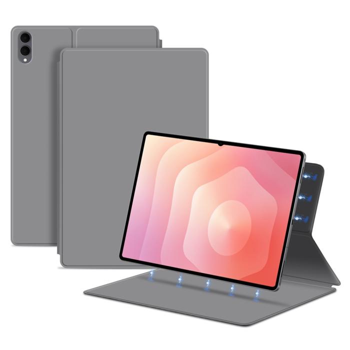 Bild 2,  Samsung Galaxy Tab S11 Ultra Fodral Magnetiskt Grå - Teknikhallen.se