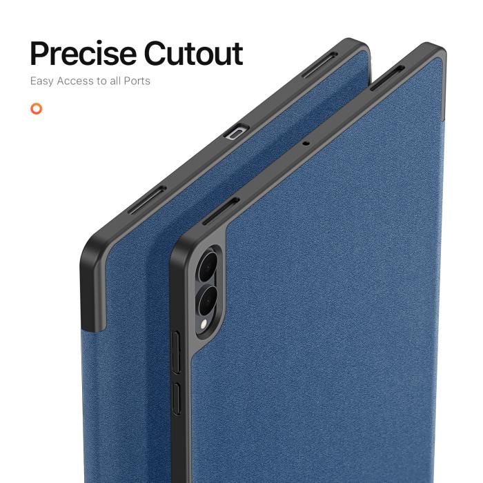 Bild 4, DUX DUCIS DUX DUCIS Galaxy Tab S11 Ultra Fodral DOMO Tri-Fold Blå - Teknikhallen.se