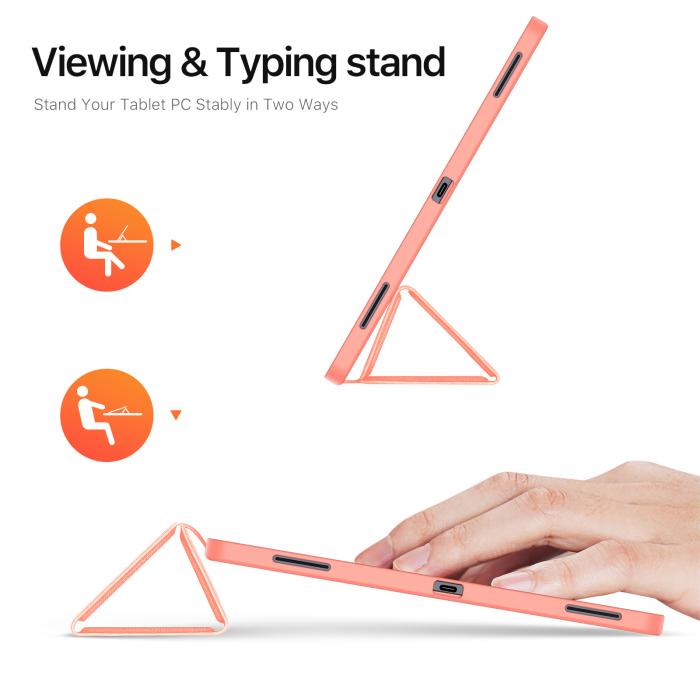 Bild 2, DUX DUCIS DUX DUCIS Galaxy Tab S11 Ultra Fodral DOMO Tri-Fold Rosa - Teknikhallen.se