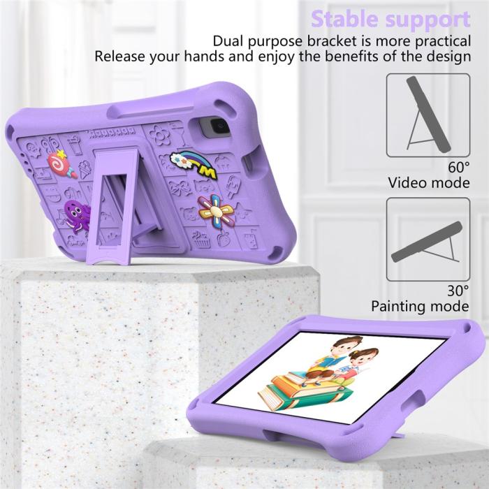 Bild 5,  Galaxy Tab A11 / A9 / A7 Lite / A 8.0 Skal EVA Kickstand Lila - Teknikhallen.se