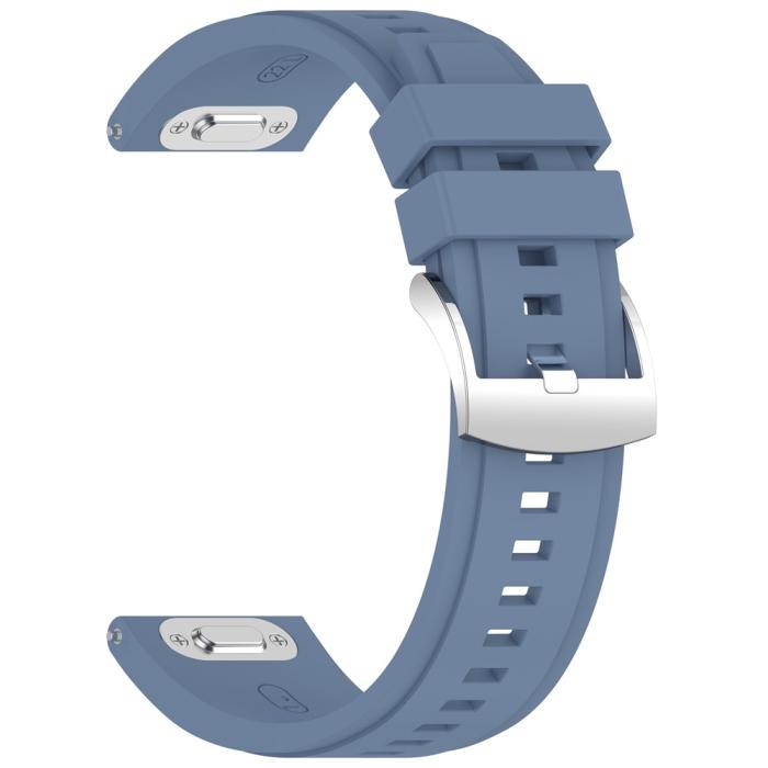 Bild 2,  Klockarmband 22 mm Quick Release Silikon Blå - Teknikhallen.se
