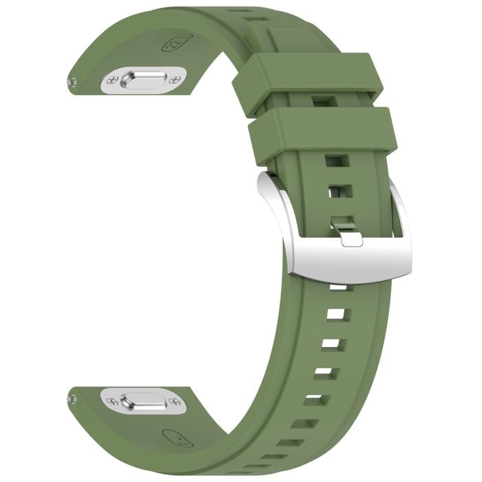 Bild 2,  Klockarmband 22 mm Quick Release Silikon Grön - Teknikhallen.se
