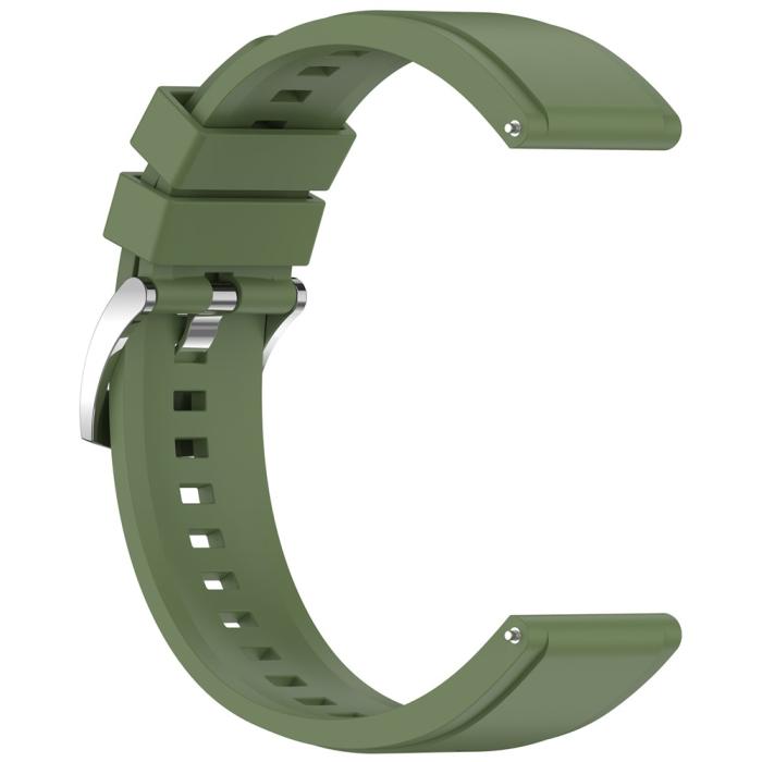 Bild 4,  Klockarmband 22 mm Quick Release Silikon Grön - Teknikhallen.se
