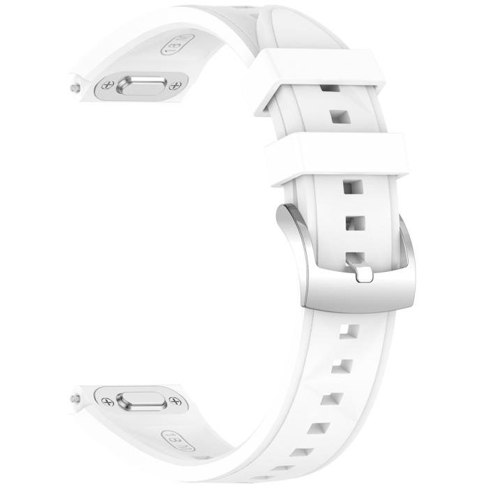 Bild 2,  Huawei Watch GT 6/5/4 41 mm/5 Pro 42 mm Armband Silikon Vit - Teknikhallen.se