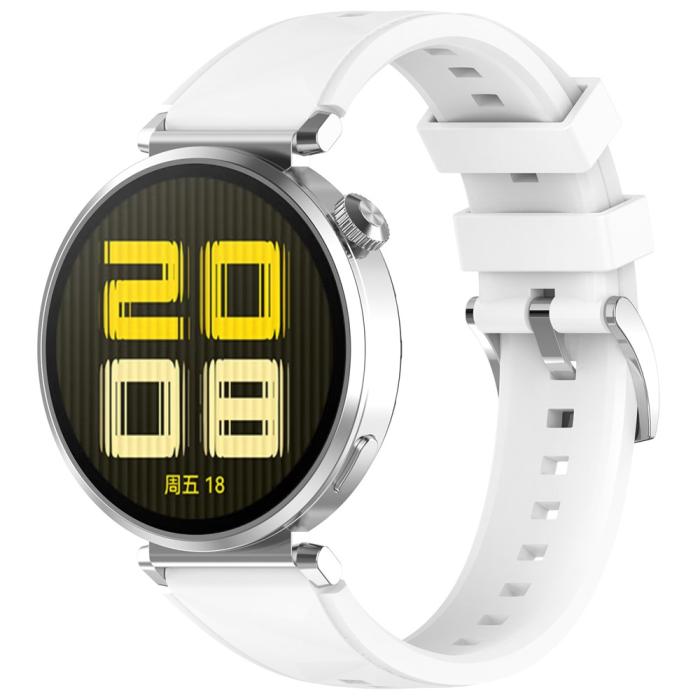 Bild 3,  Huawei Watch GT 6/5/4 41 mm/5 Pro 42 mm Armband Silikon Vit - Teknikhallen.se