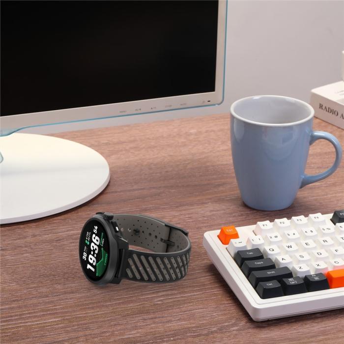 Bild 6,  Klockarmband 22 mm Quick Release Silikon Svart - Teknikhallen.se