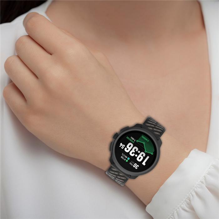Bild 5,  Klockarmband 22 mm Quick Release Silikon Brun - Teknikhallen.se