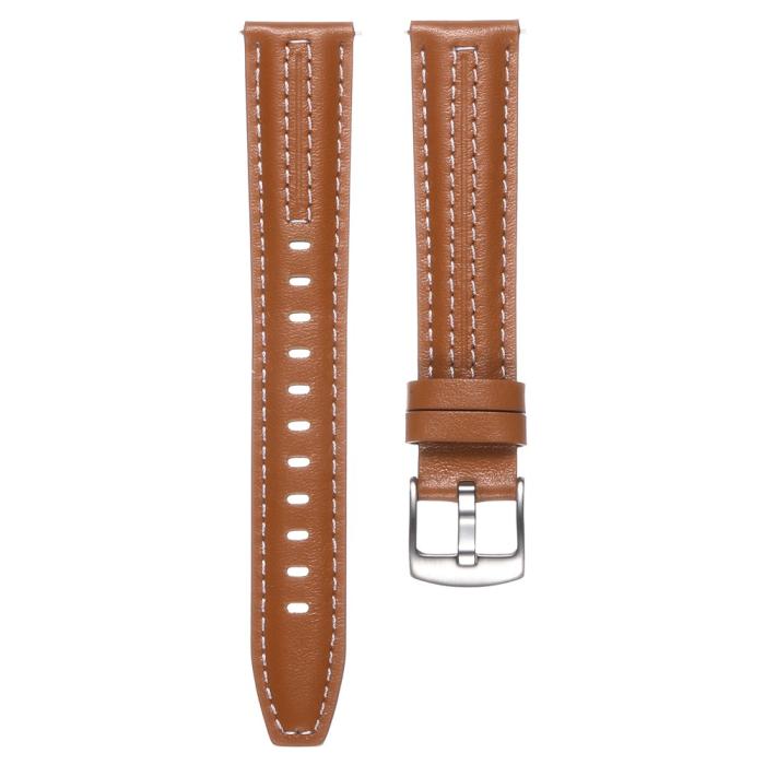 Bild 2,  Klockarmband 18 mm Äkta Läder Brun - Teknikhallen.se
