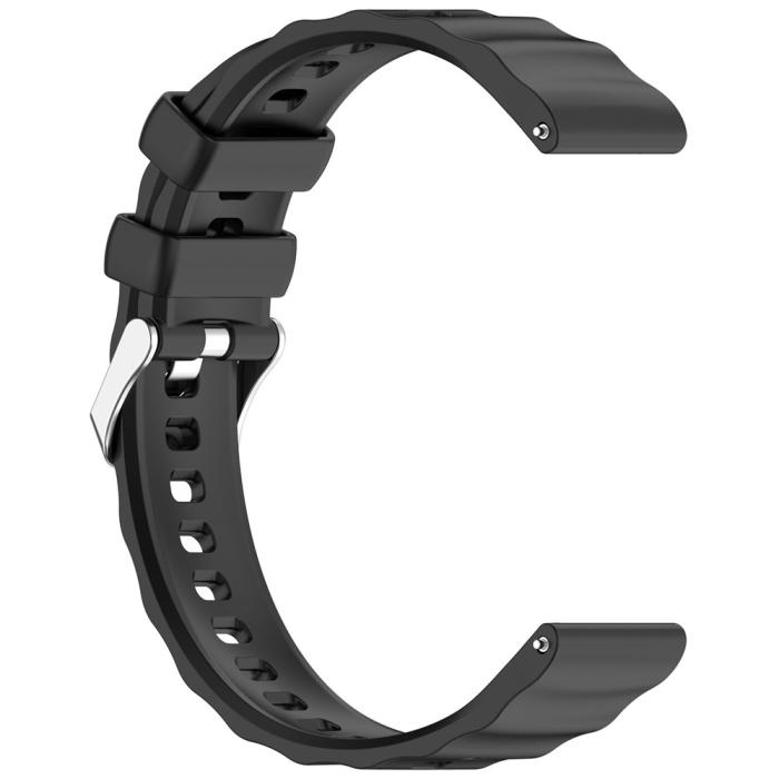 Bild 3,  Huawei Watch GT 6 41 mm / 5 Pro 42 mm Armband Silikon Svart - Teknikhallen.se