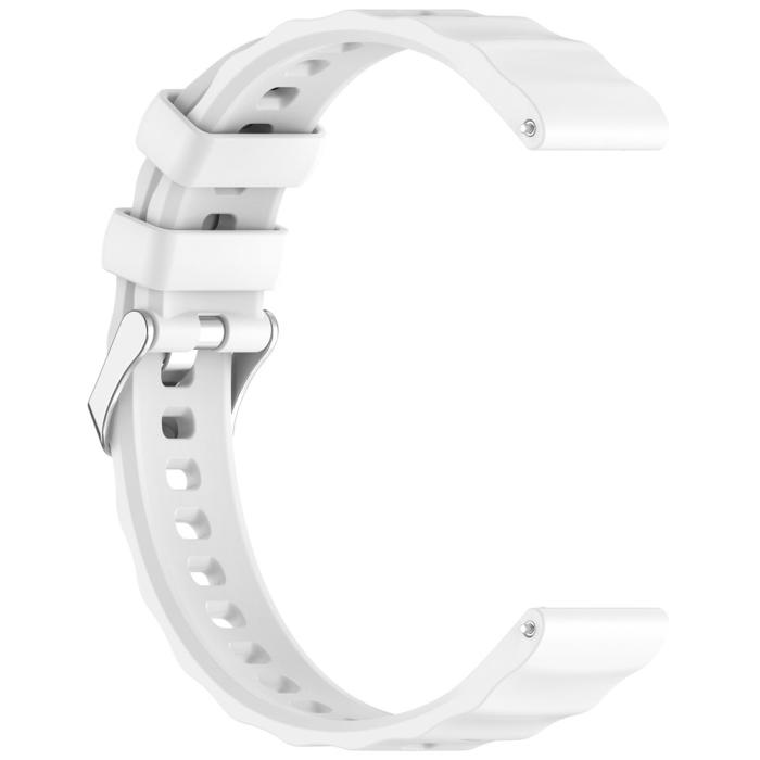 Bild 3,  Huawei Watch GT 6 41 mm / 5 Pro 42 mm Armband Silikon Vit - Teknikhallen.se
