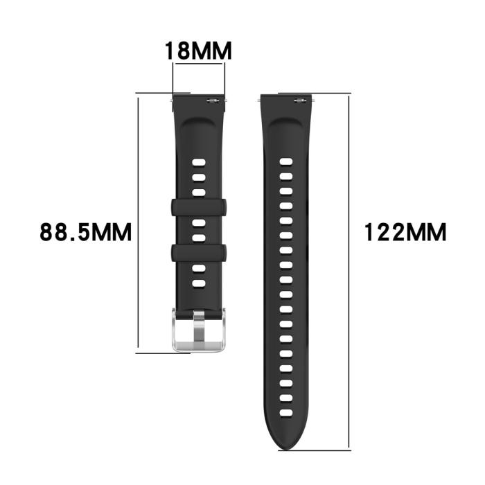 Bild 6,  Huawei Watch GT 6 41 mm / 5 Pro 42 mm Armband Silikon Blå - Teknikhallen.se