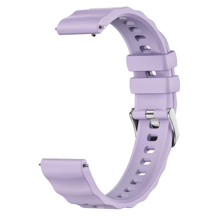 Bild 2,  Klockarmband 18 mm Quick Release Wave Silikon Lila - Teknikhallen.se