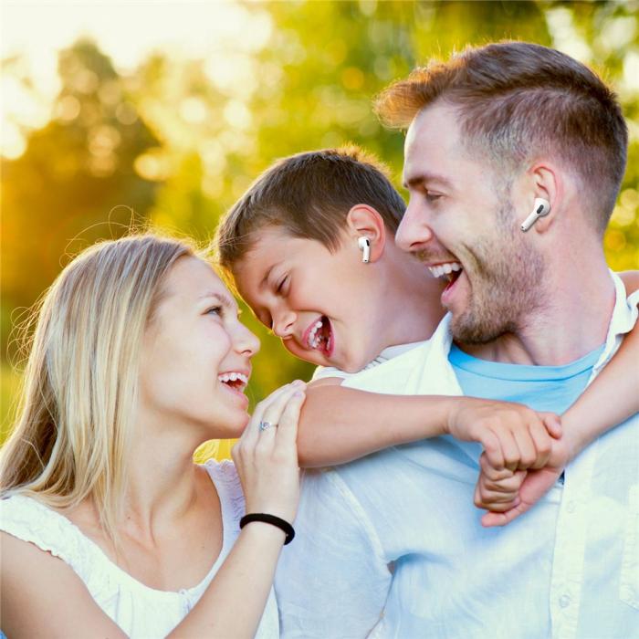Bild 5, AHASTYLE AHASTYLE 3-PACK AirPods Pro 2/1 Öronpluggar Silikon Vit - Teknikhallen.se