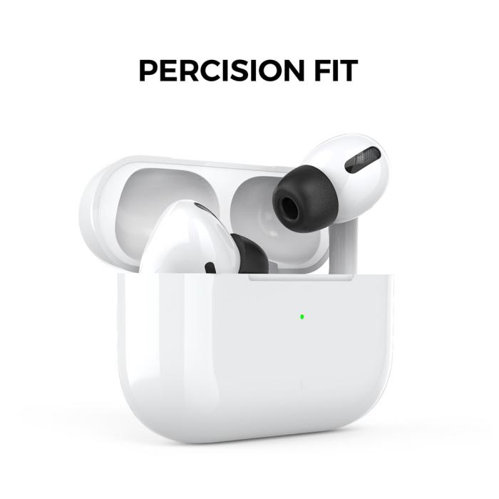 Bild 3, AHASTYLE AHASTYLE 3-PACK AirPods Pro 2/1 Öronpluggar Silikon Svart - Teknikhallen.se